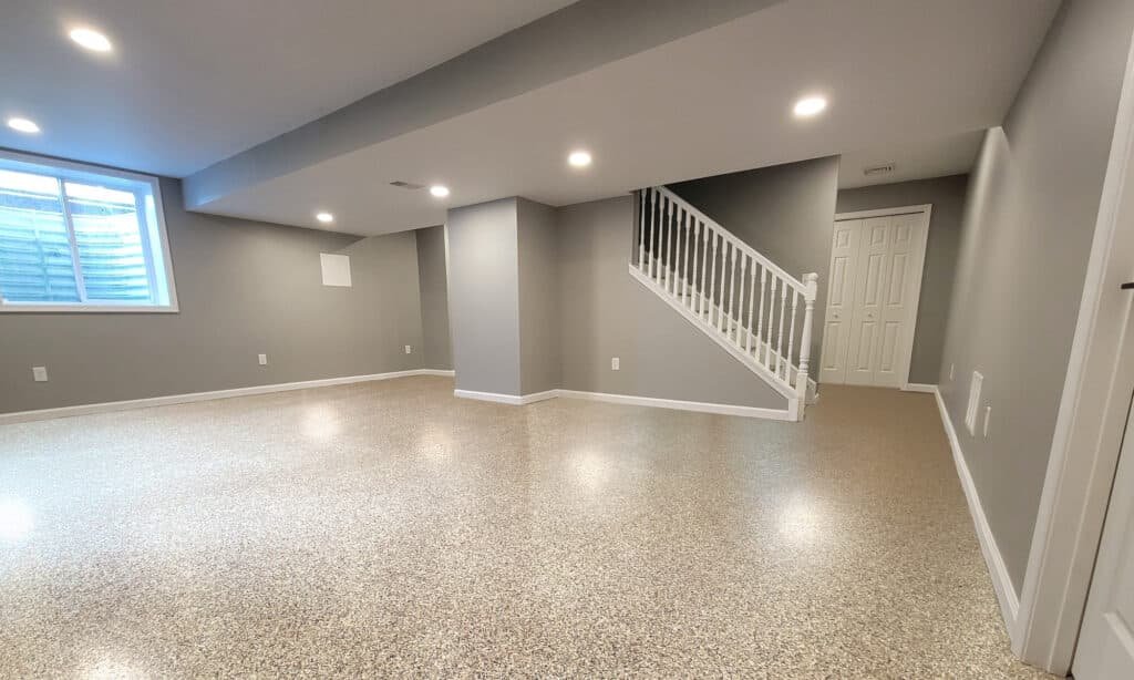 Epoxy Basement Floor: Improve Energy Efficiency and Comfort at Home 1 Waterproof Basement Flooring Connecticut solutions for humid and flood-prone basements