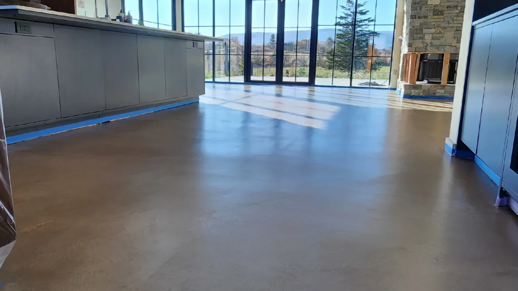 Modern microtopping floor finishes by JAK’s Colors
