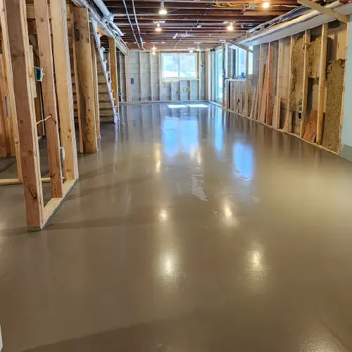Smooth self-leveling epoxy floors by JAK’s Colors